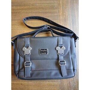 Loungefly Black Mickey Ear Satchel Crossbody Bag